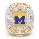 2022 Michigan Wolverines Big Ten Championship Ring/Pendant(C.Z. logo/Premium)
